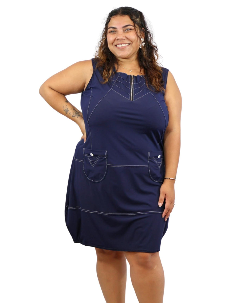 A Robe casual Stéfanie Taille 46-48 / 50-52 / 56-58 - Santa Mode