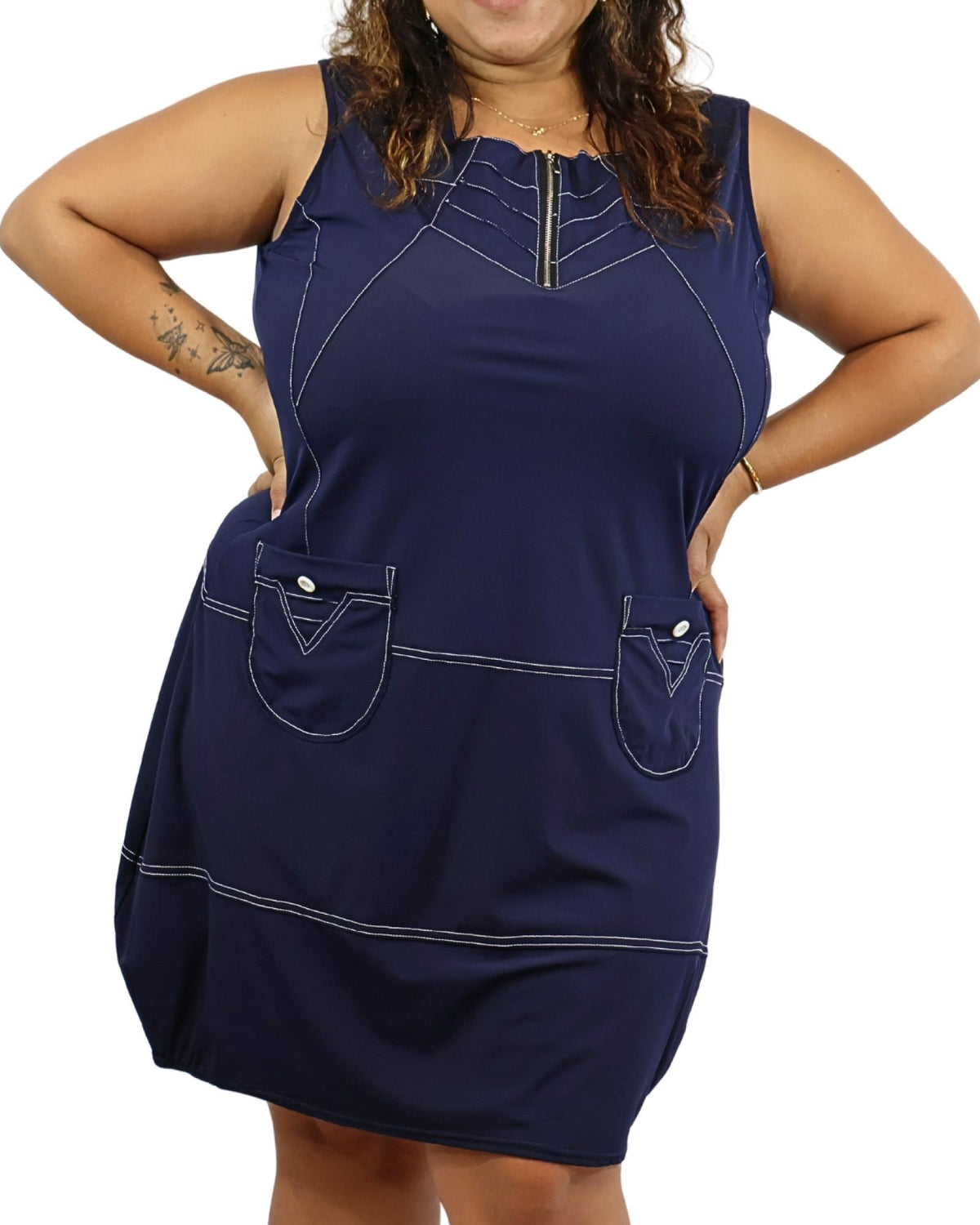 A Robe casual Stéfanie Taille 46-48 / 50-52 / 56-58 - Santa Mode - vue 6