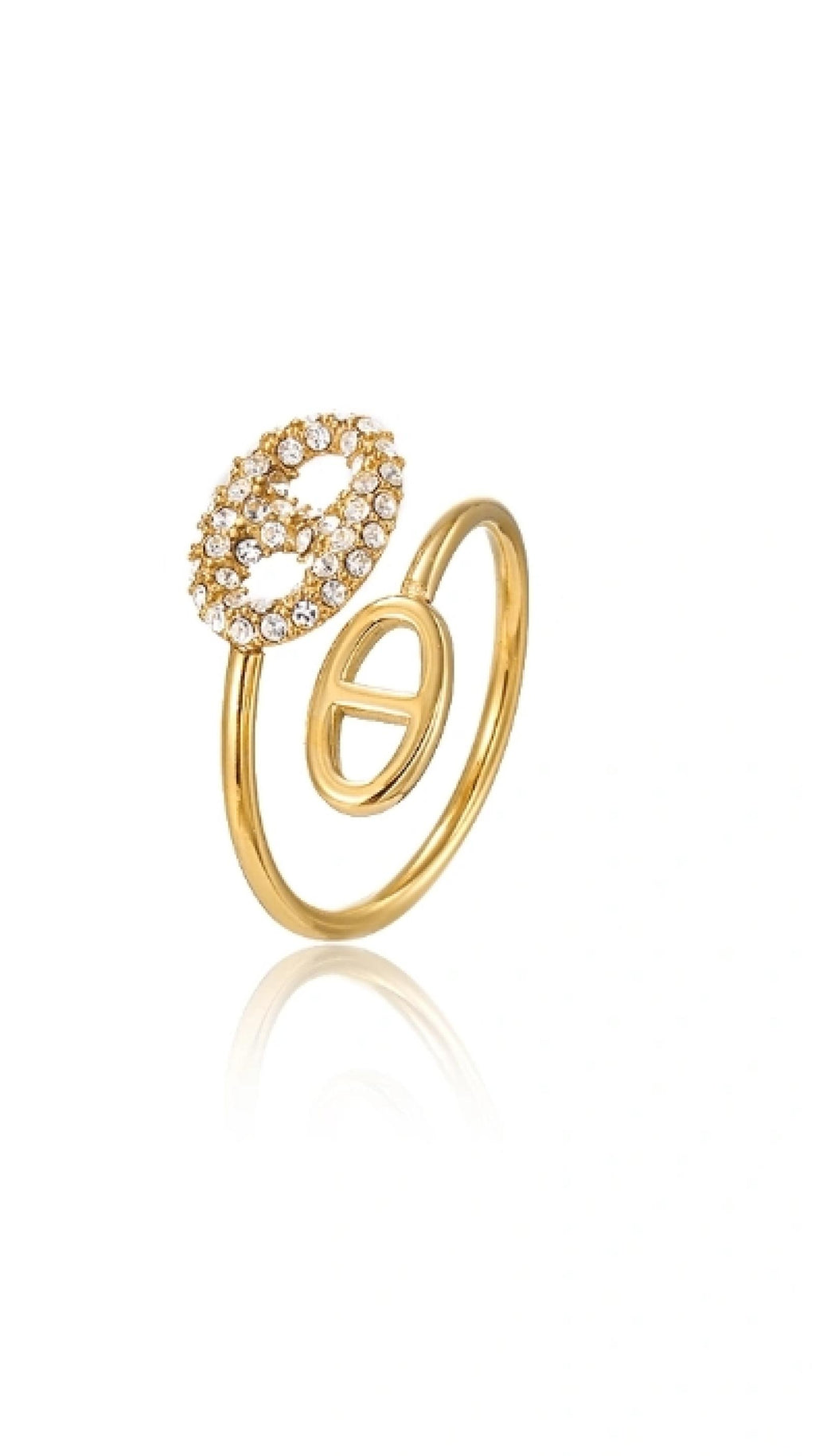 Bague Cercle Chic acier inoxydable - vue 3