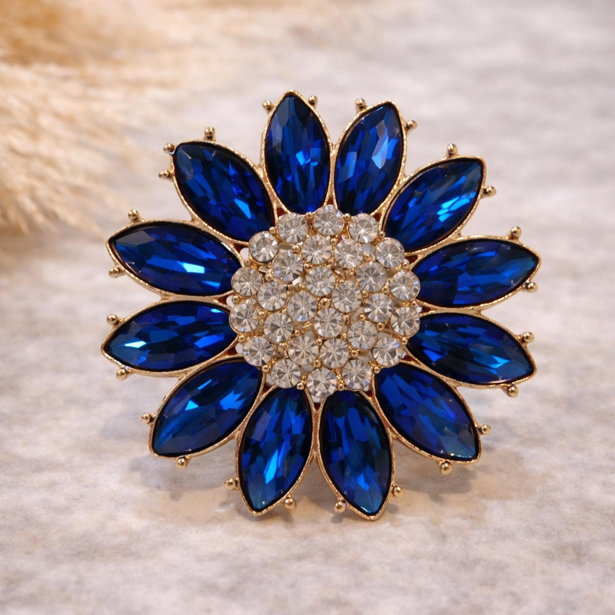 Bague Fleur Saphir - vue 2