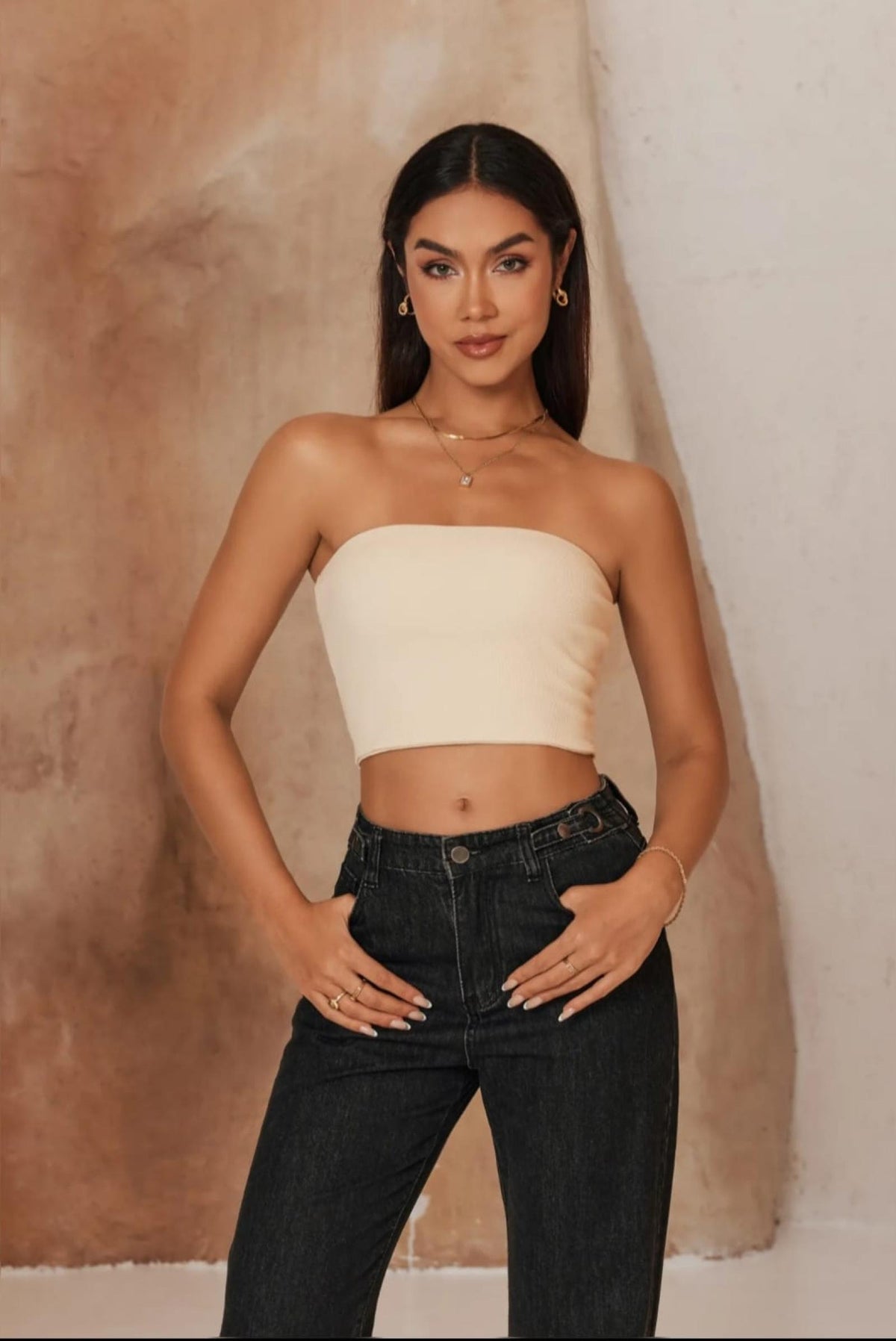 Bandeau femme ajusté en coton - Modèle Roma - Santa Mode
