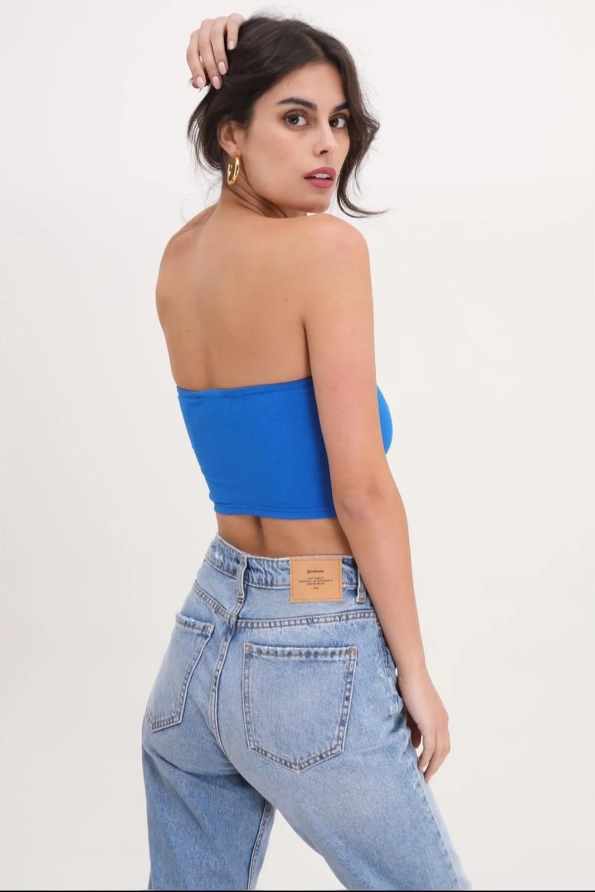 Bandeau femme ajusté en coton - Modèle Roma - Santa Mode - vue 3