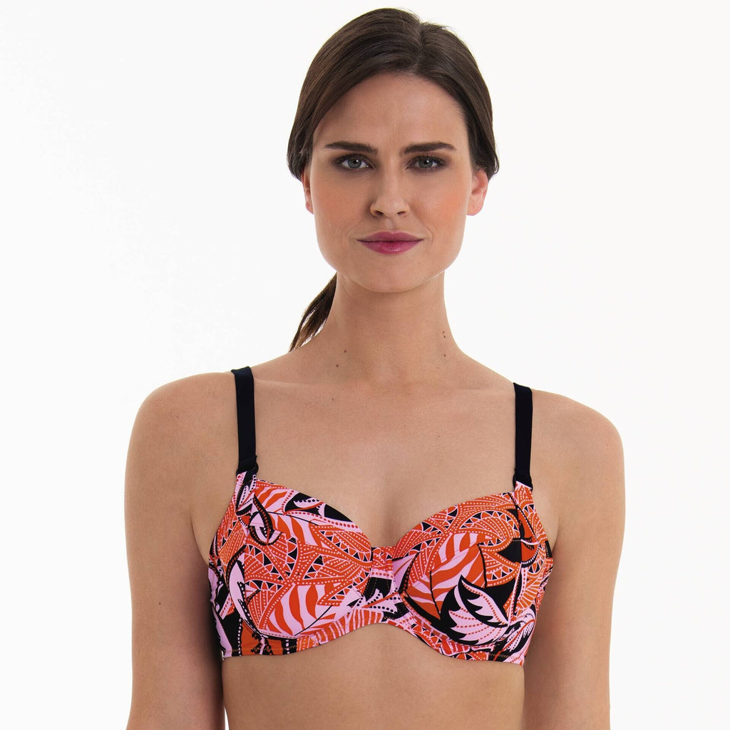 Bikini grandes tailles mandarine Modèle Anita - vue 3