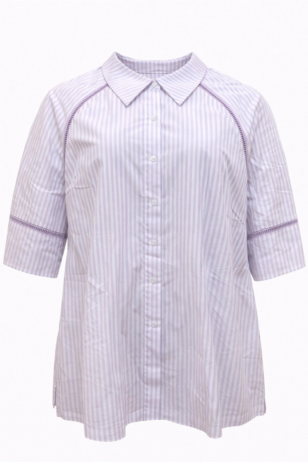 Blouse grandes tailles rayée Modèle Lavinia - Santa Mode - vue 2
