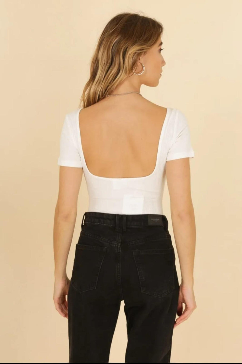 Body blanc 100% Coton du S au XL - Santa Mode - vue 5