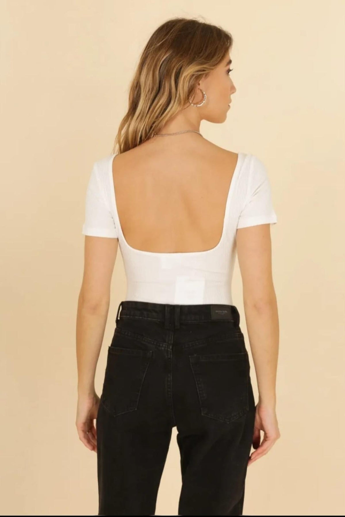 Body blanc 100% Coton du S au XL - Santa Mode - vue 5