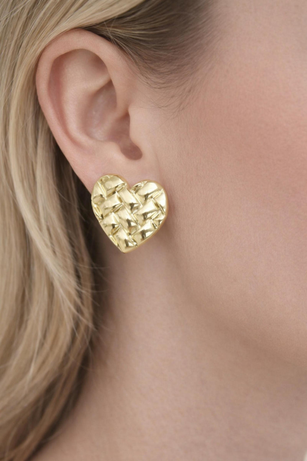 Boucles d'oreilles Coeurs Dorés