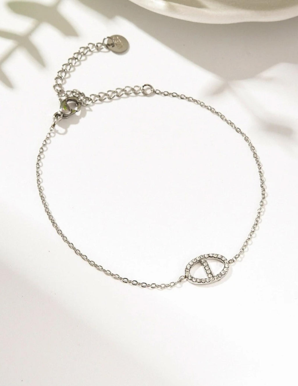 Bracelet Cercle Argenté acier inoxydable