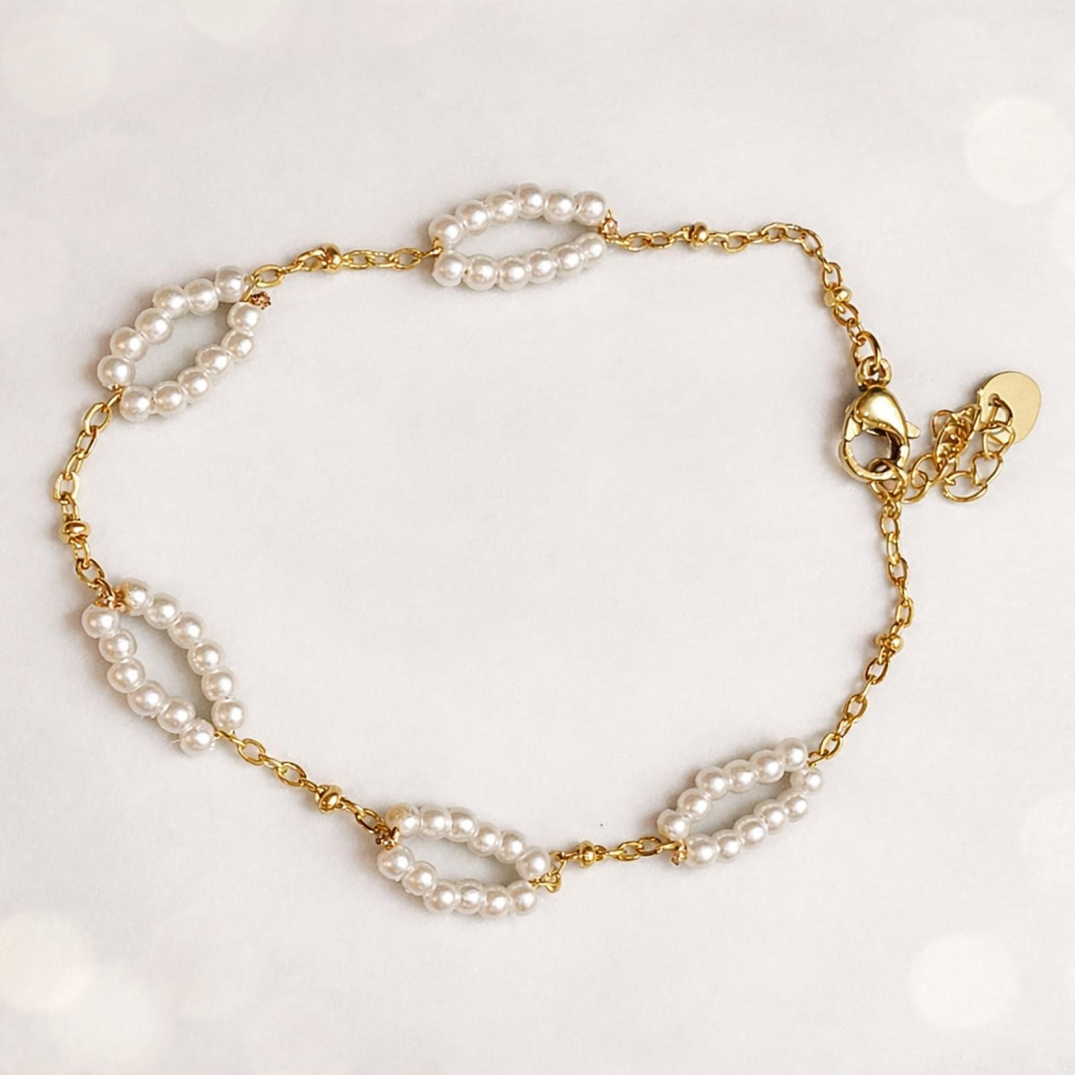 Bracelet Maillons Perlés Eclat Paris Acier Inoxydable - vue 2