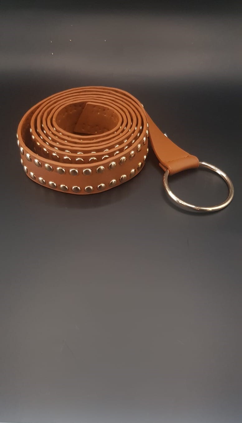 Ceinture bohème à rivets grande taille Modèle Naïa
