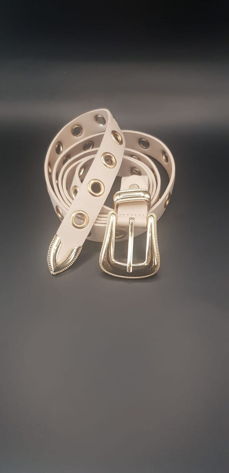 Ceinture Grande Taille THALIA beige du 48 au 64 - Santa Mode