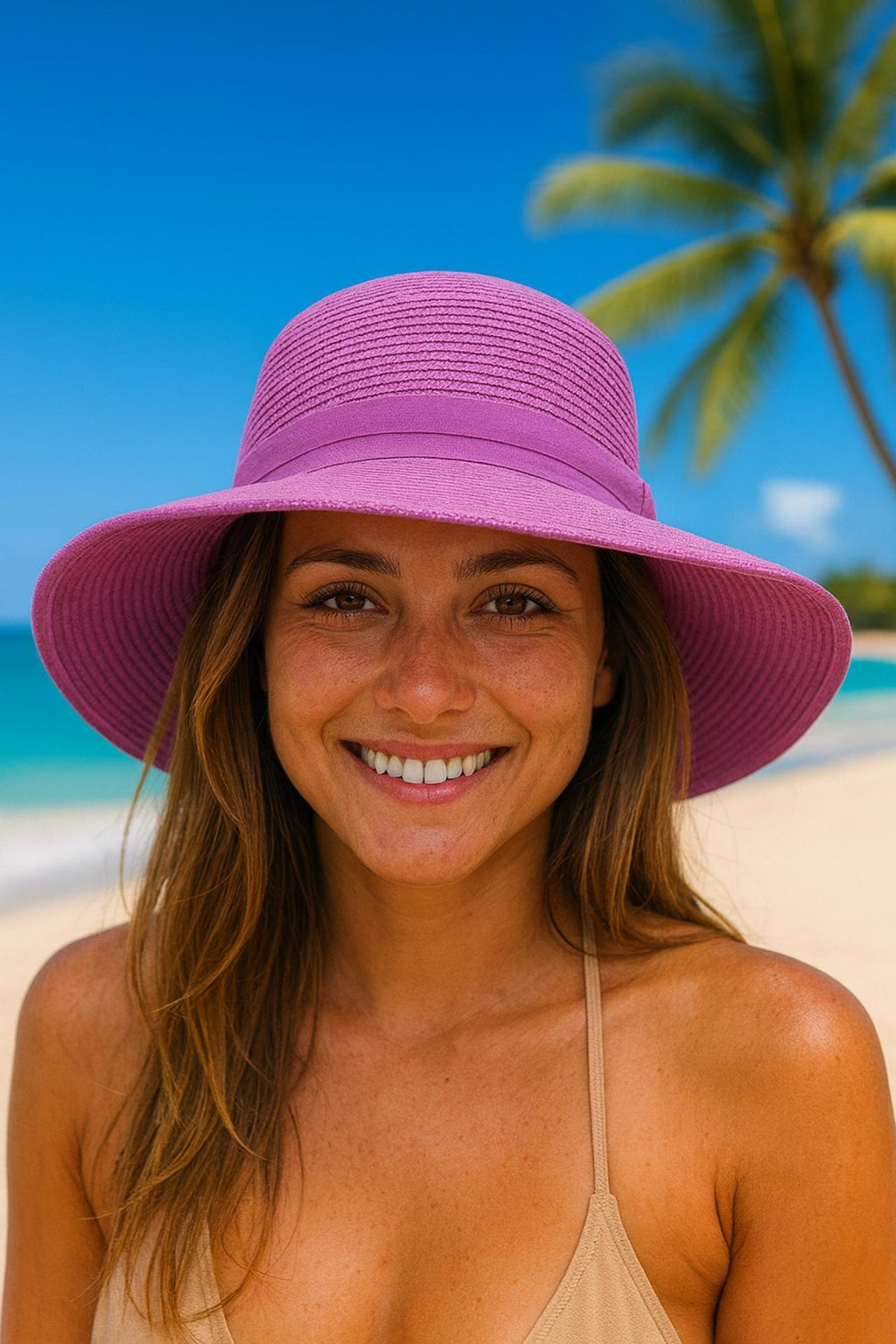 Chapeau Fedora parme - Santa Mode