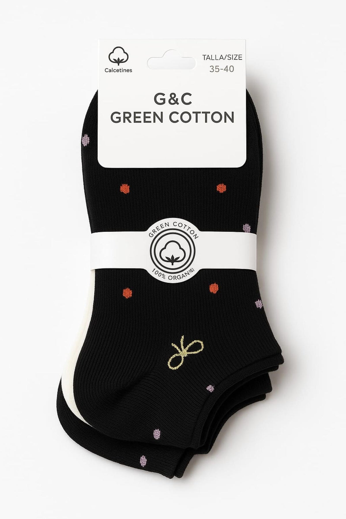Chaussettes Green Cotton taille 35-40 - vue 2