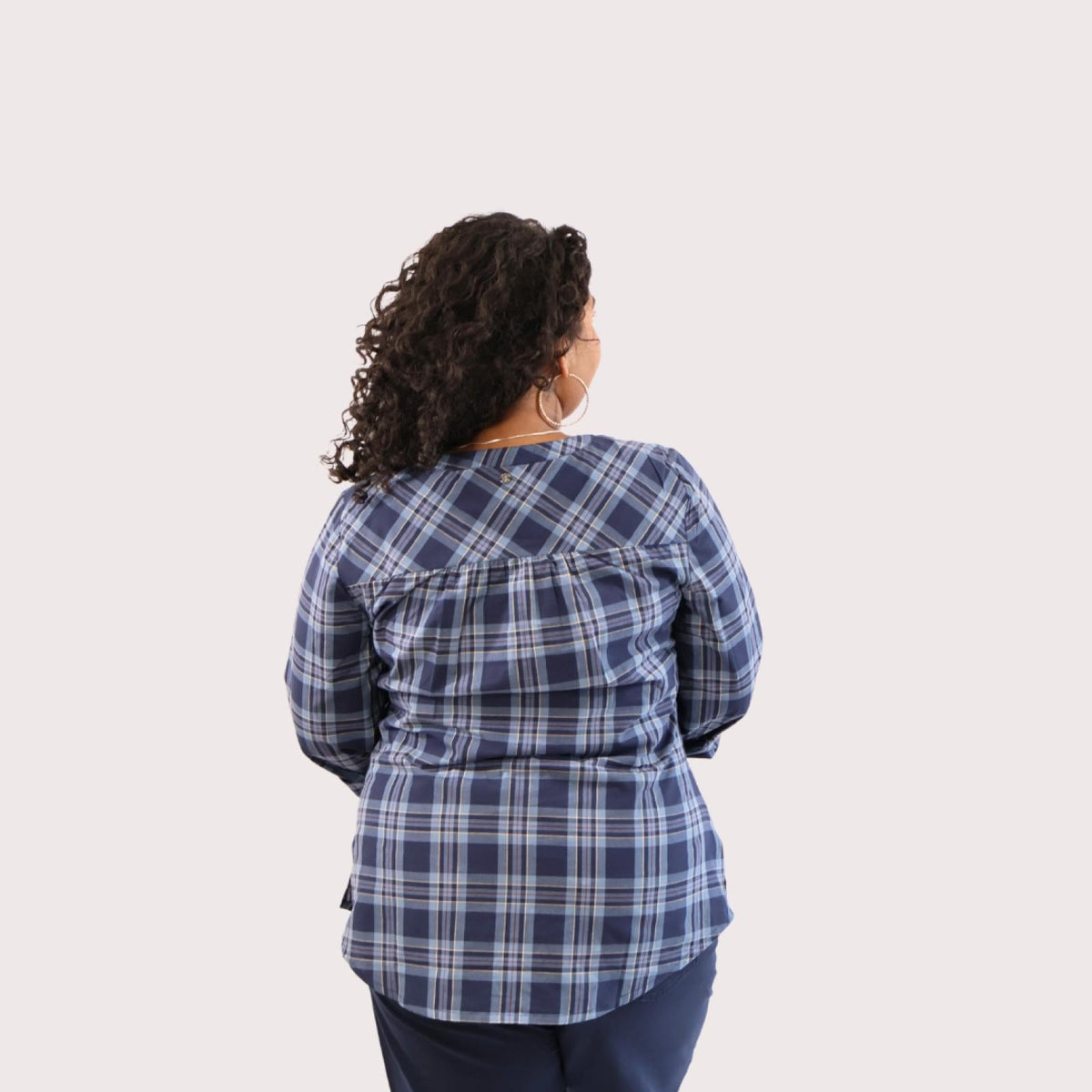 Chemise à carreaux Modèle Miguèline - Sheego - vue 2