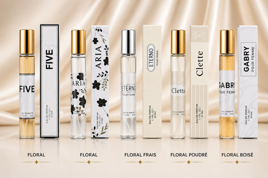 Coffret Élégance – 5 parfums Tertio