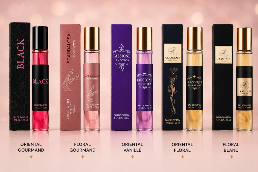 Coffret Glamour – 5 parfums Tertio