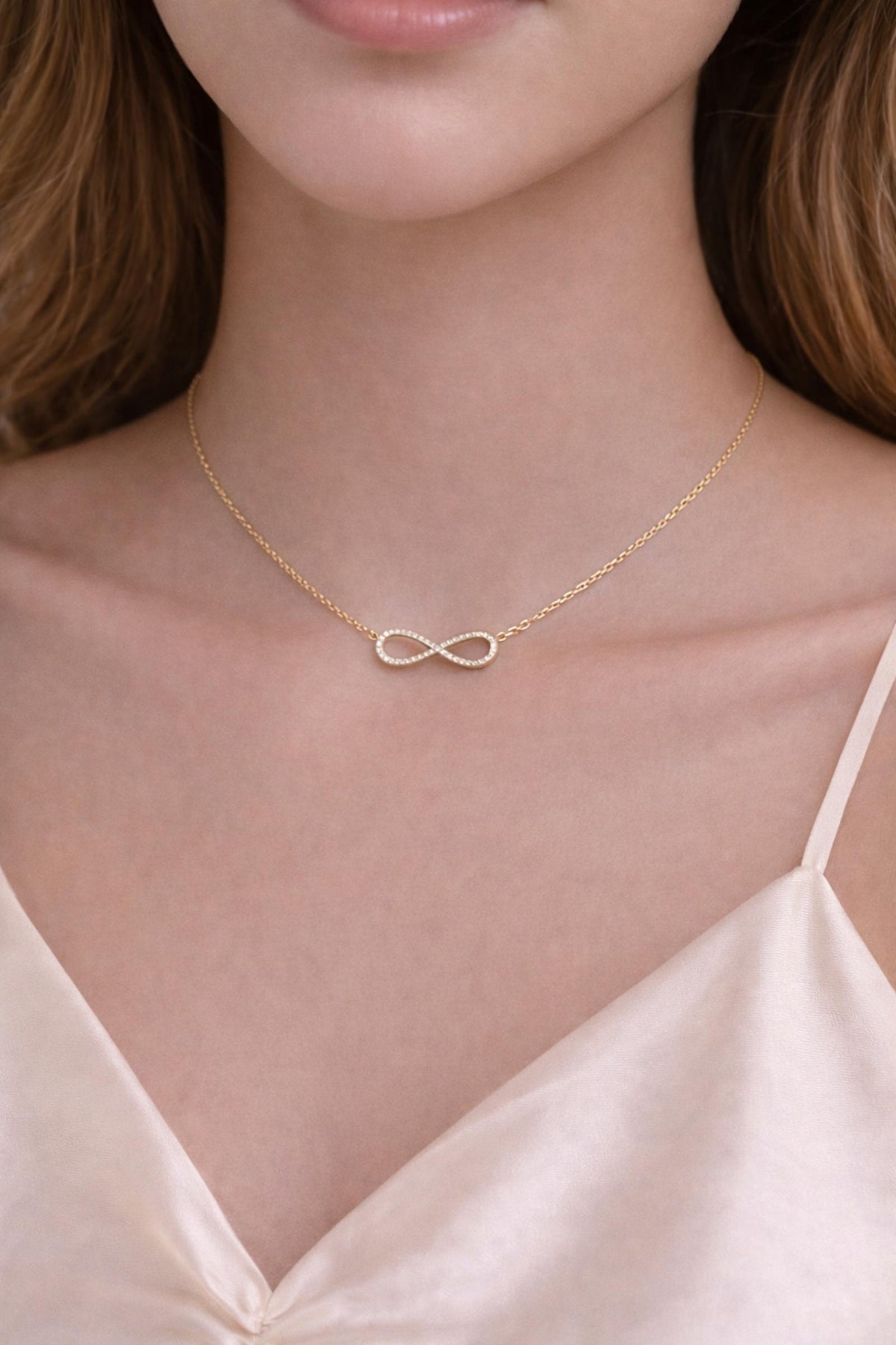 Collier symbole Infini
