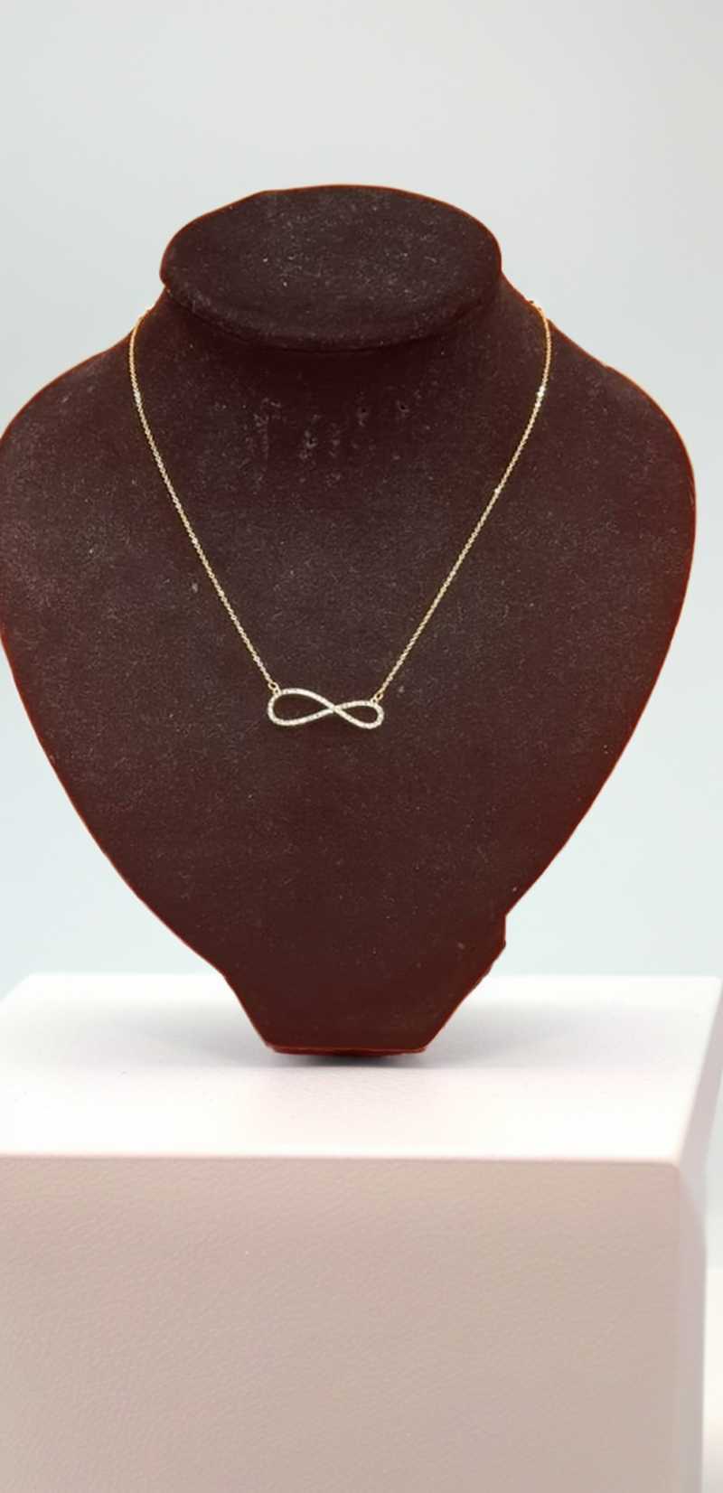 Collier symbole Infini - vue 2