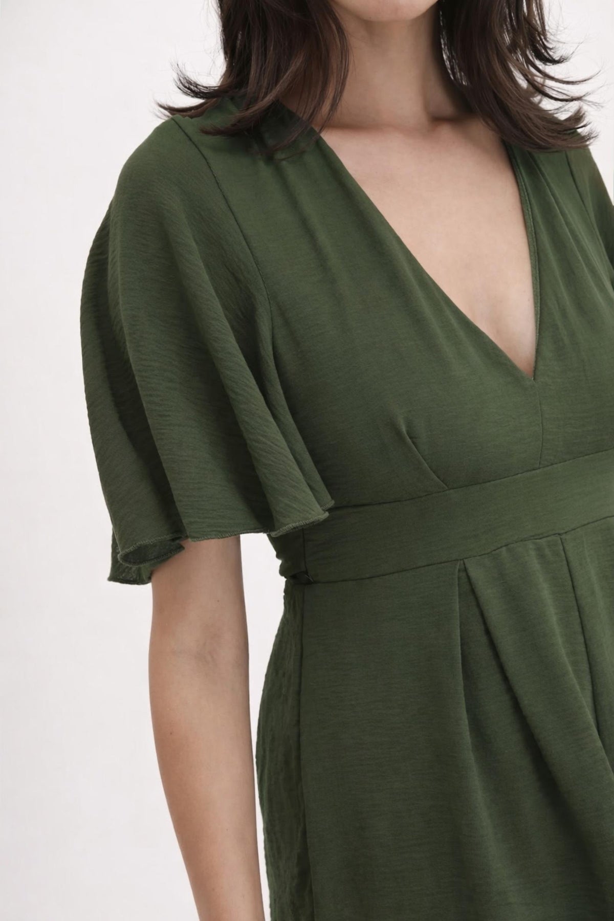 Combinaison courte femme verte - Modèle Genova - vue 3