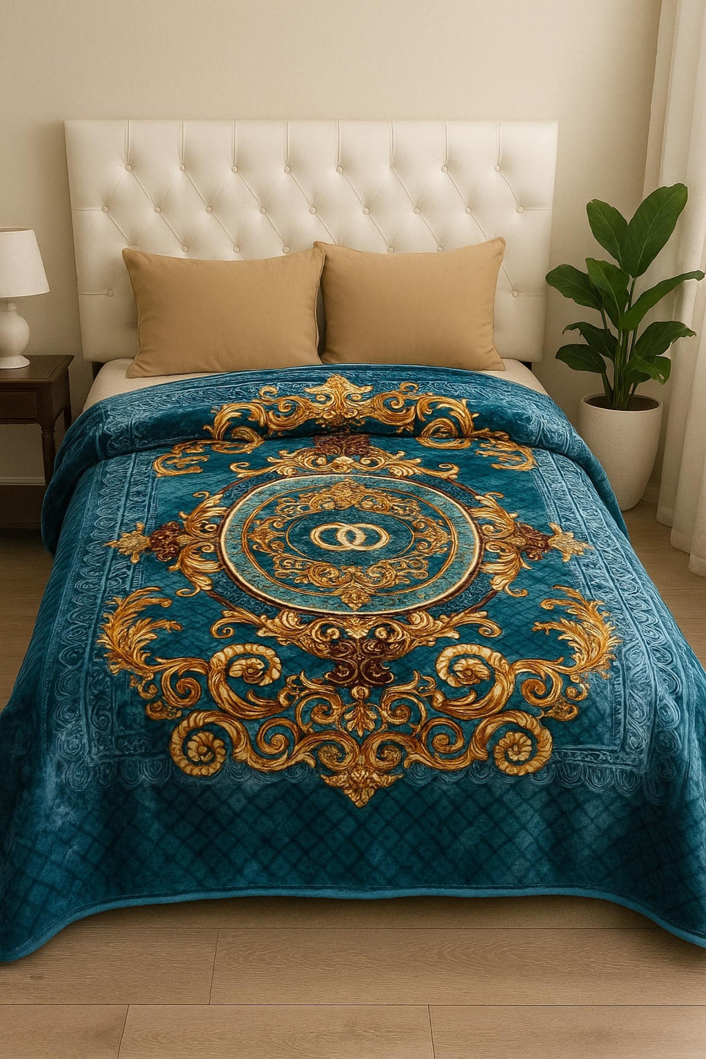 Couverture Premium Royal Blue en Velour