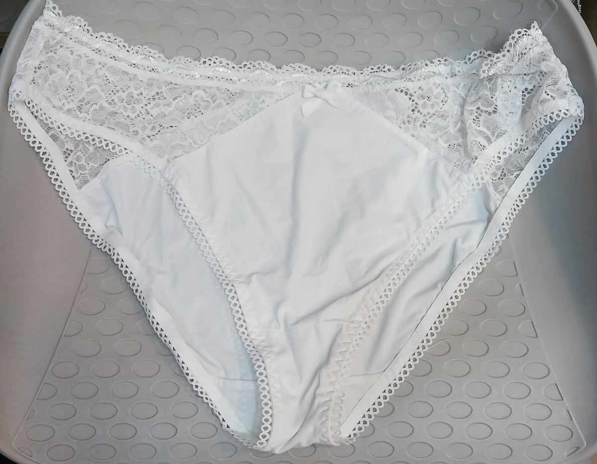 Culotte Blanche à Dentelle Bestform - vue 2