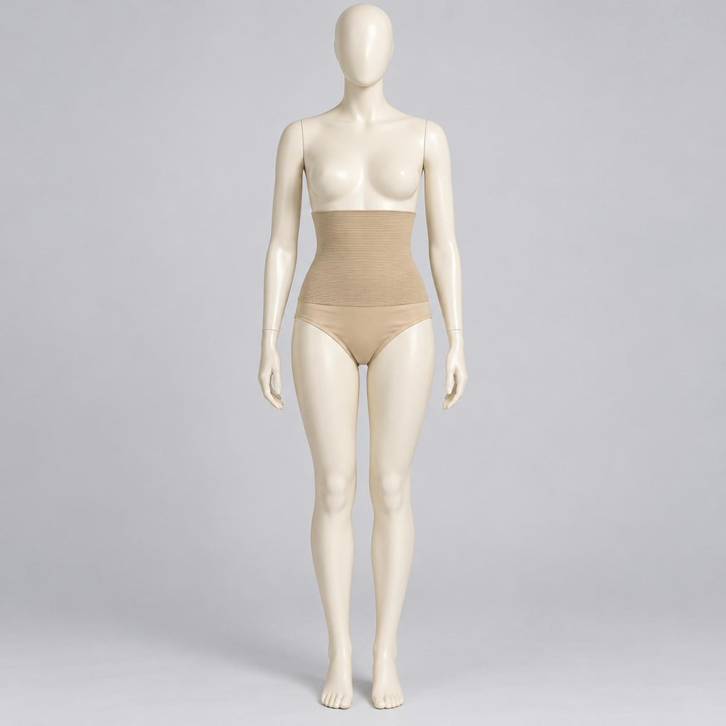 Culotte gainante beige taille très haute Modèle Evana - vue 10