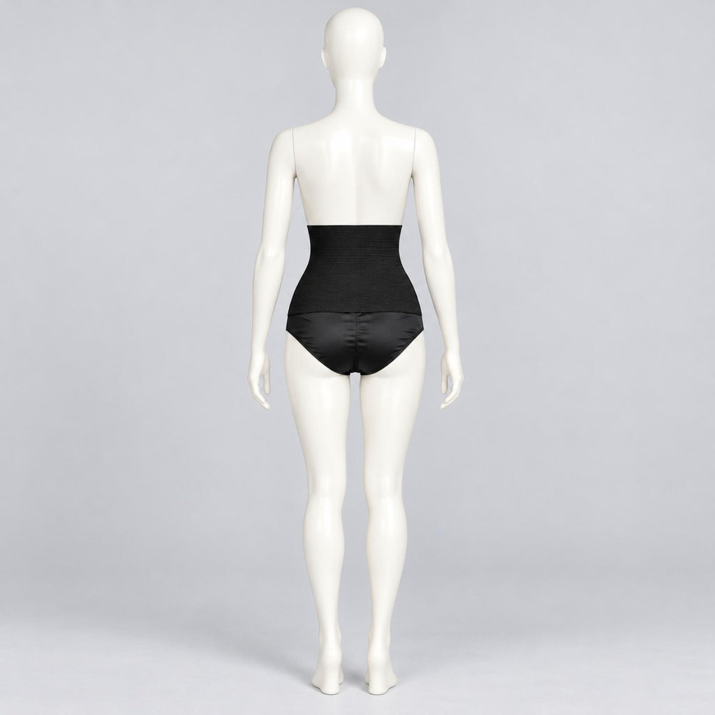 Culotte gainante noire taille très haute Modèle Evana - vue 4