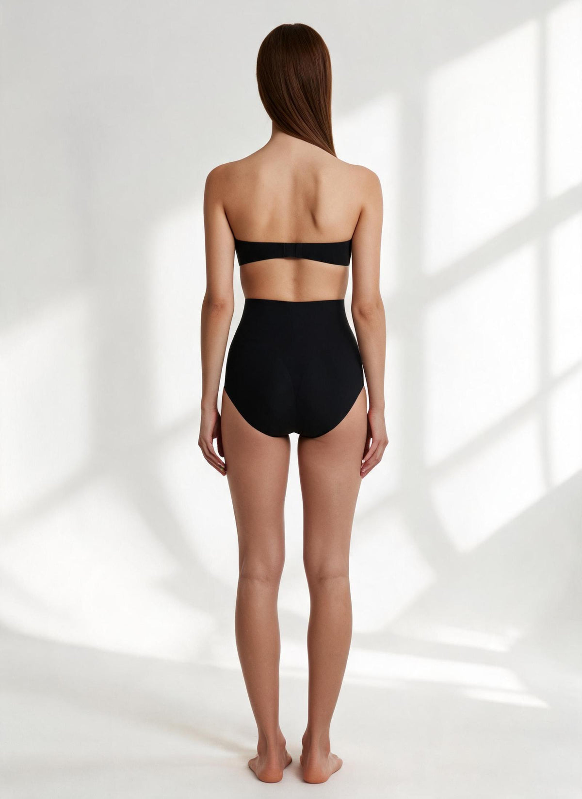 Culotte gainante taille haute noire - vue 4