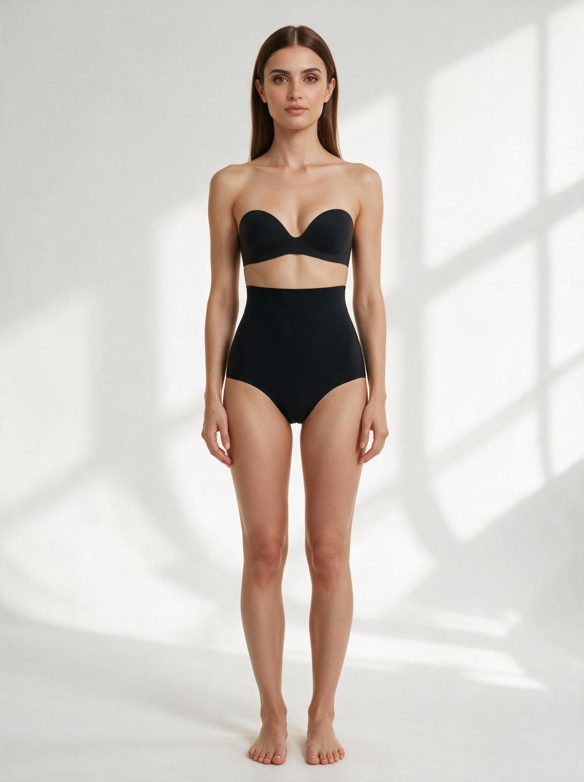 Culotte gainante taille haute noire - vue 6