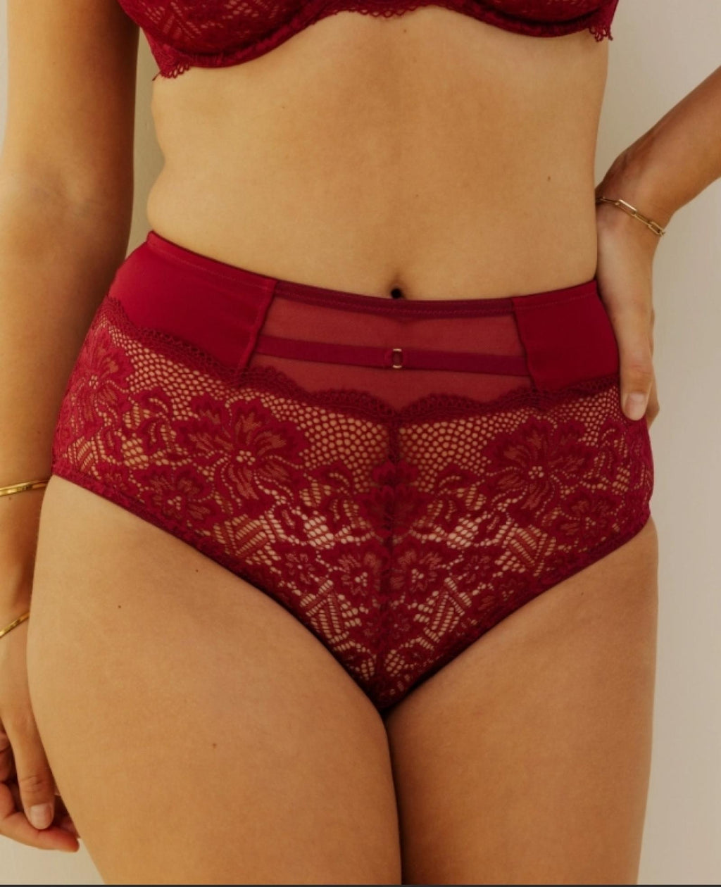 Culotte haute VARIANCE Capucinerouge