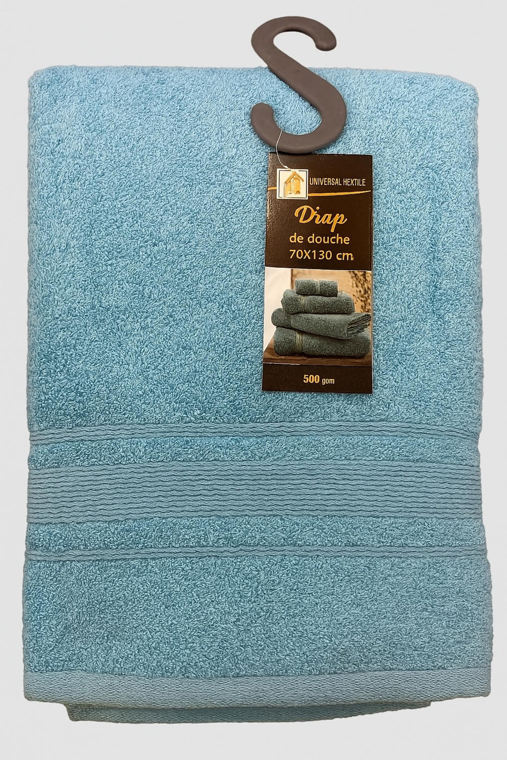 Drap de douche Lina Bleu 70x 130cm
