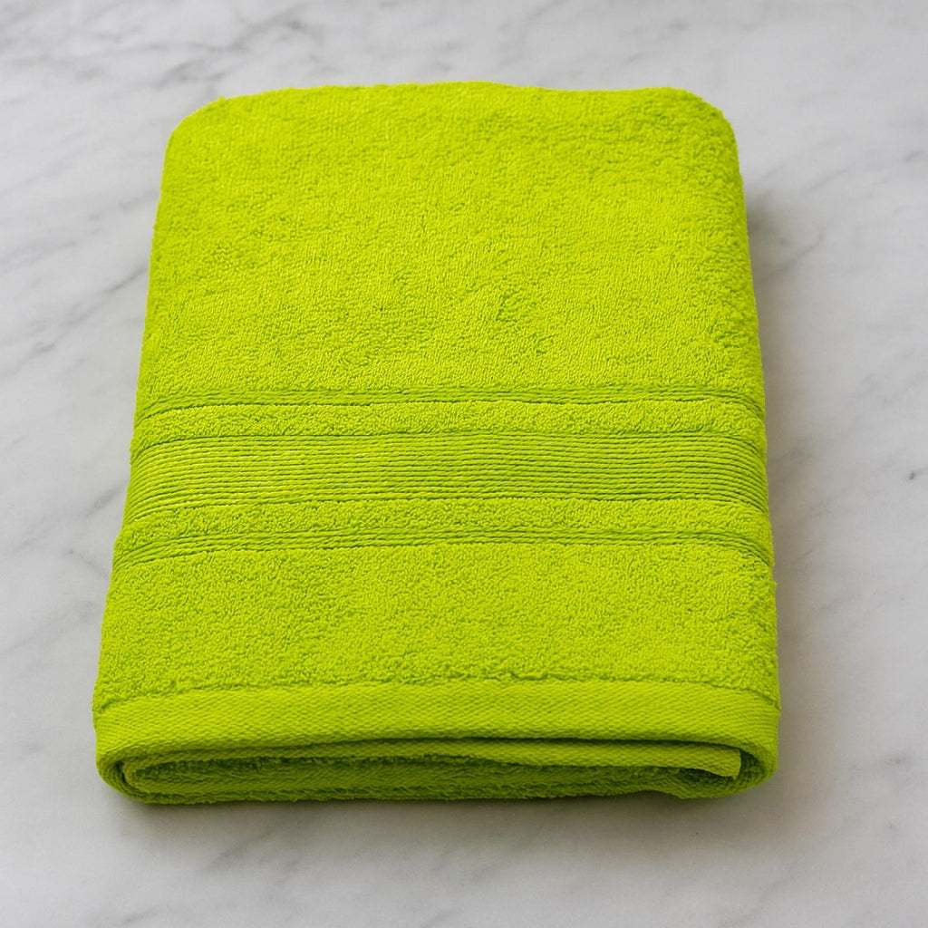 Drap de douche Lina Vert fluo 70x 130cm