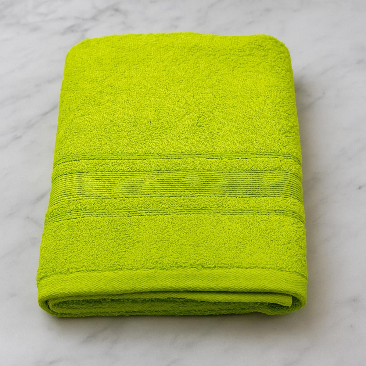Drap de douche Lina Vert fluo 70x 130cm
