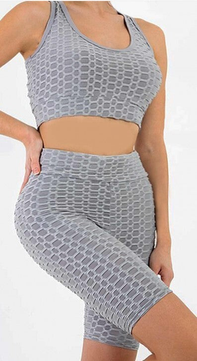 Ensemble sport gris Modèle Hexafit