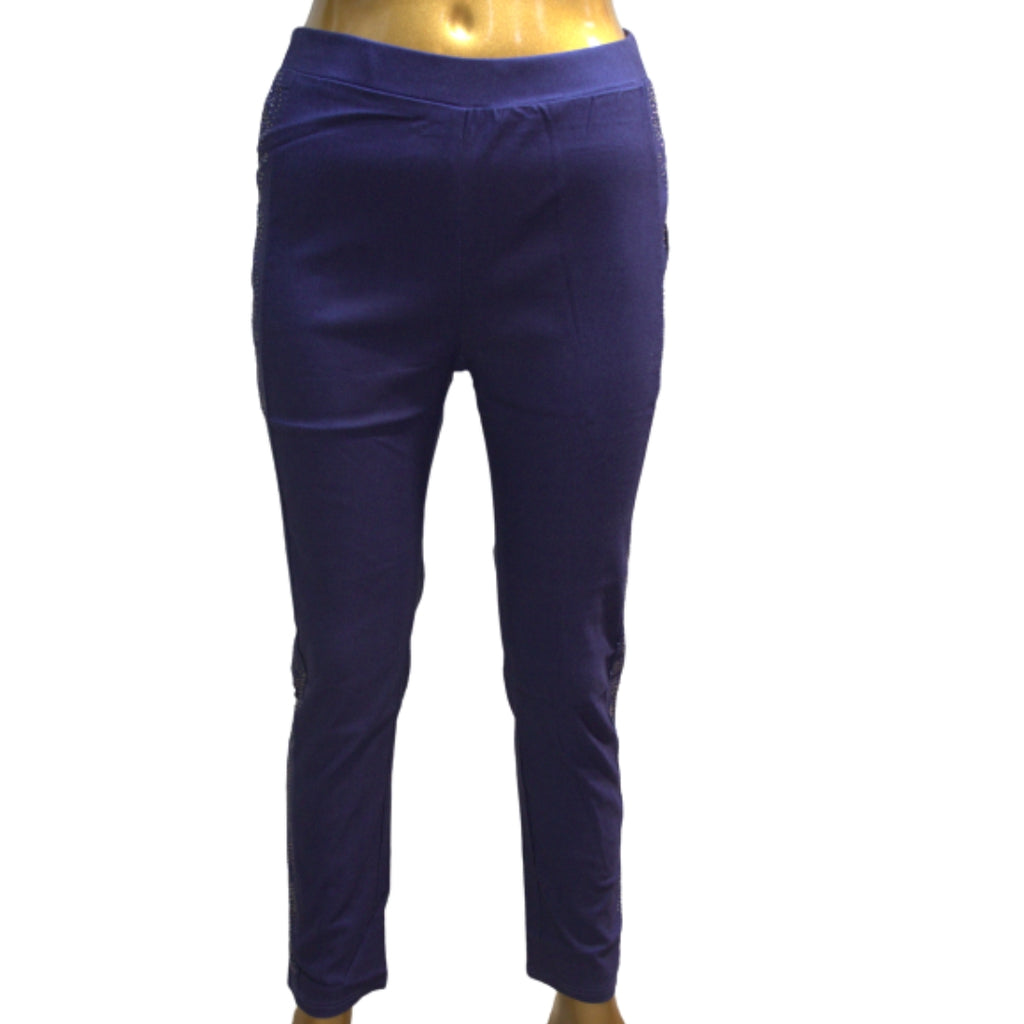 Jean femme grandes tailles strass latéraux Modèle Prague