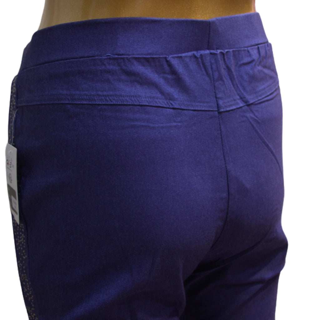 Jean femme grandes tailles strass latéraux Modèle Prague - vue 4