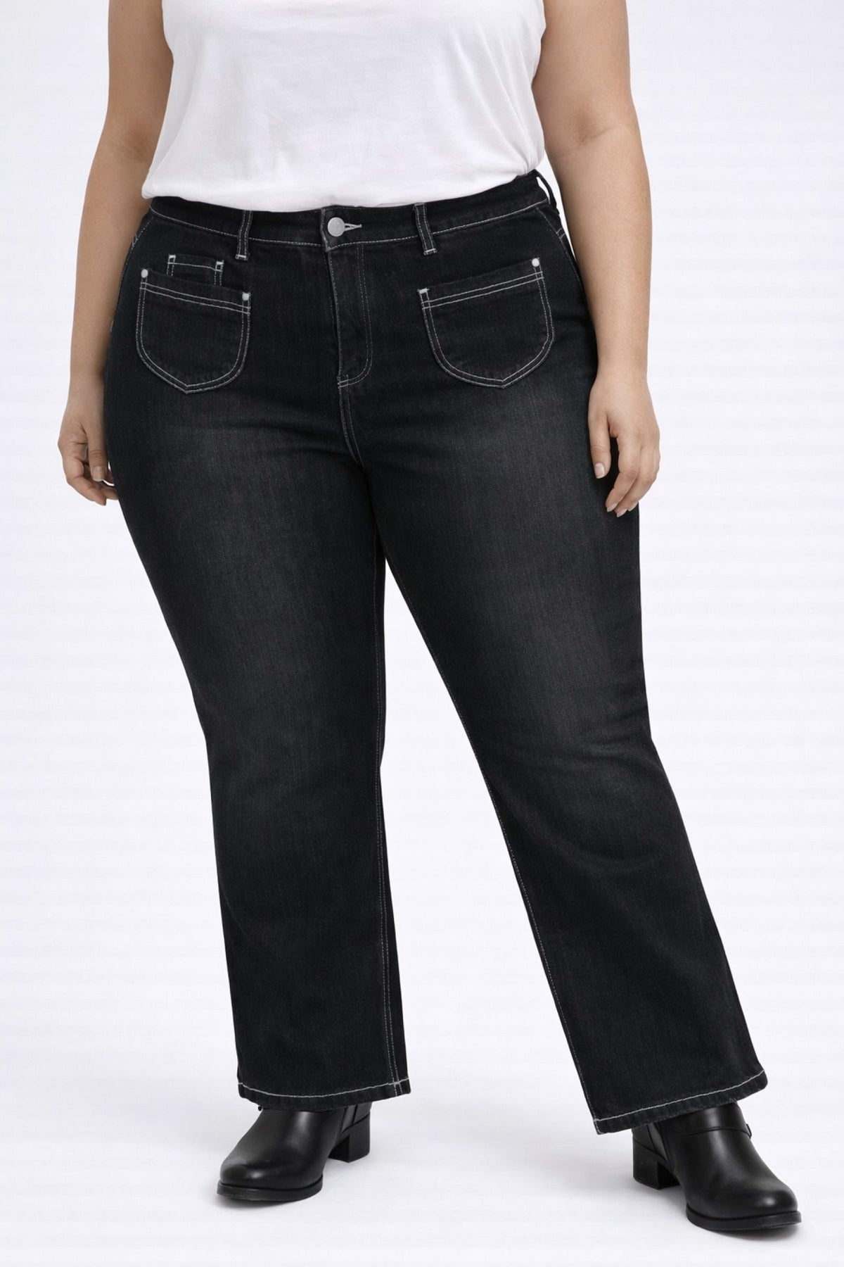 Jean Lara Noir Taille 48