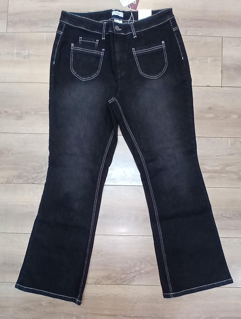 Jean Lara Noir Taille 48 - vue 4