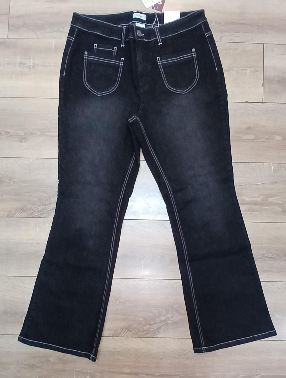 Jean Lara Noir Taille 48 - vue 4