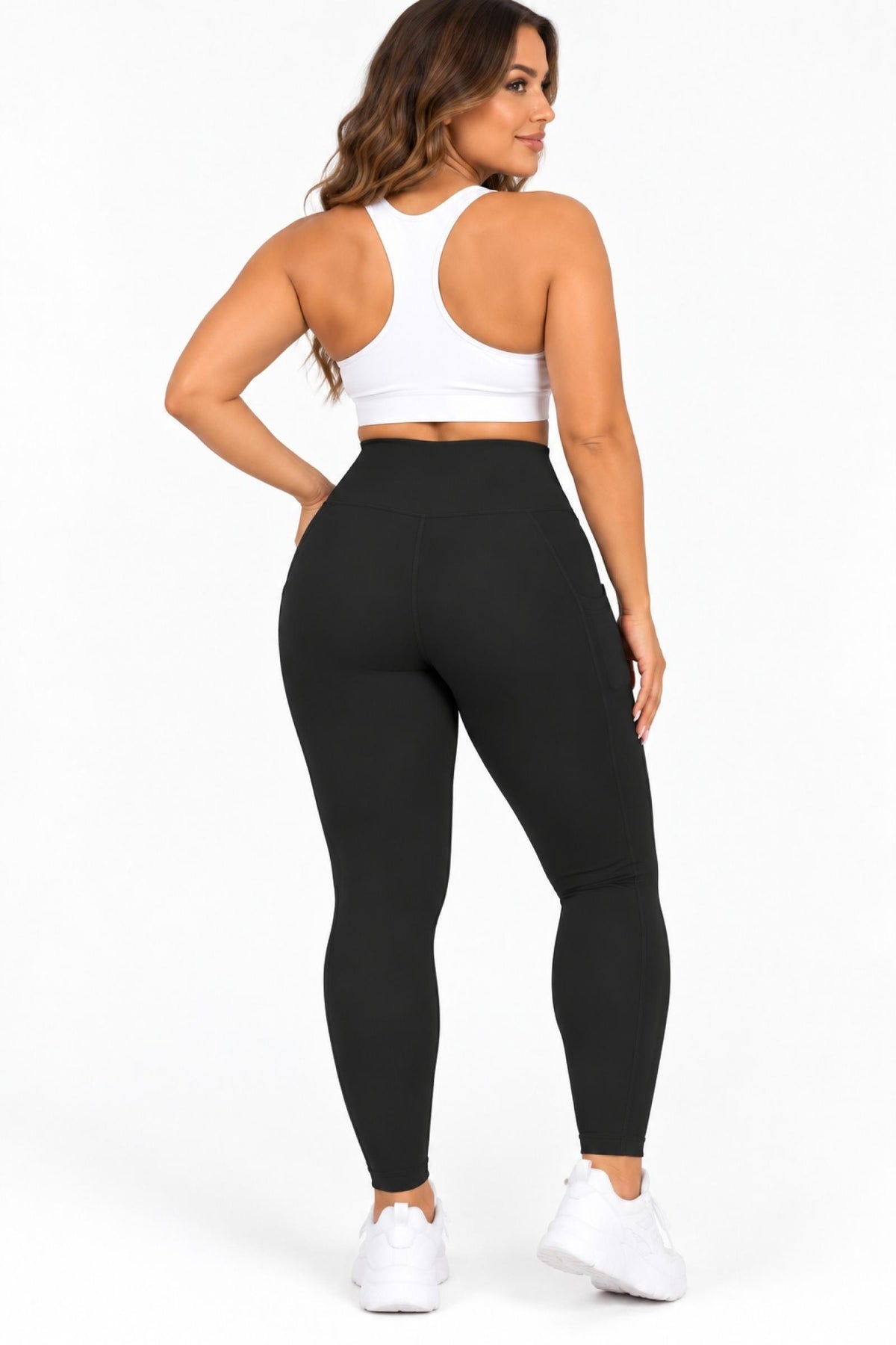 Legging femme gainant noir Modèle Mona - vue 4