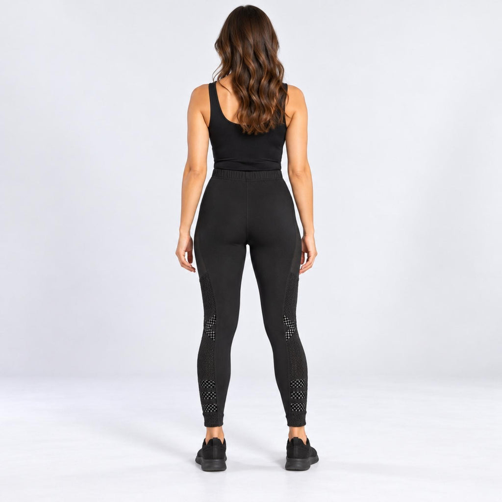 Legging femme taille haute texturé Modèle Messine - vue 2