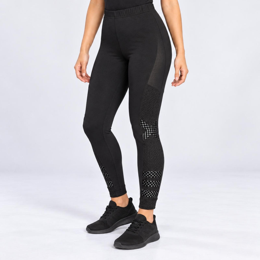 Legging femme taille haute texturé Modèle Messine - vue 4
