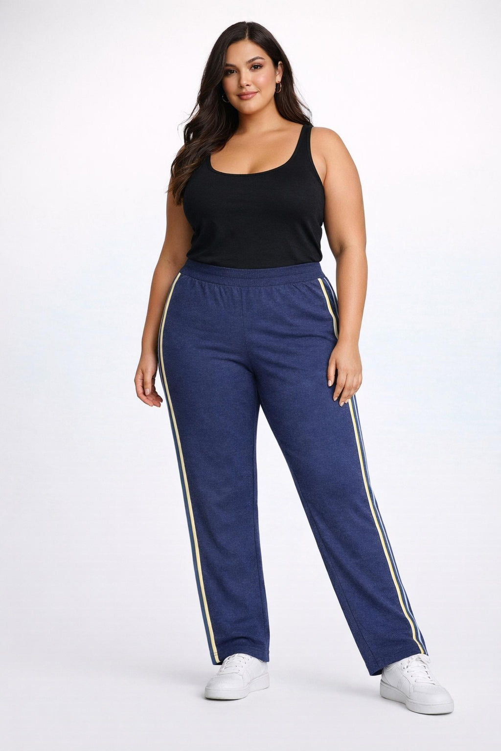 Legging sport femme Sheego bleu-gris