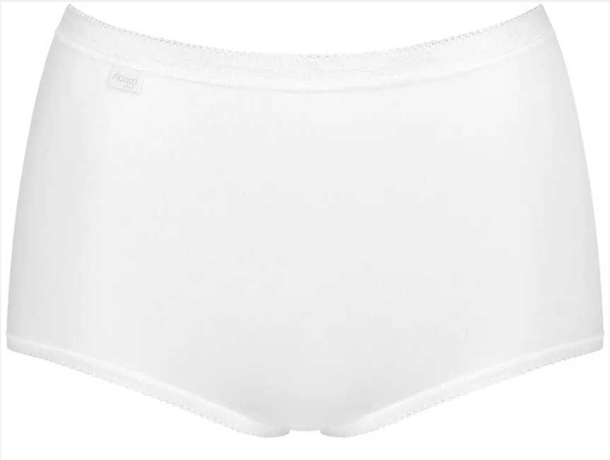 Lot de 3 Culottes Sloggi Basic Maxi T46 au 60 (blanc, gris, noir) - vue 2