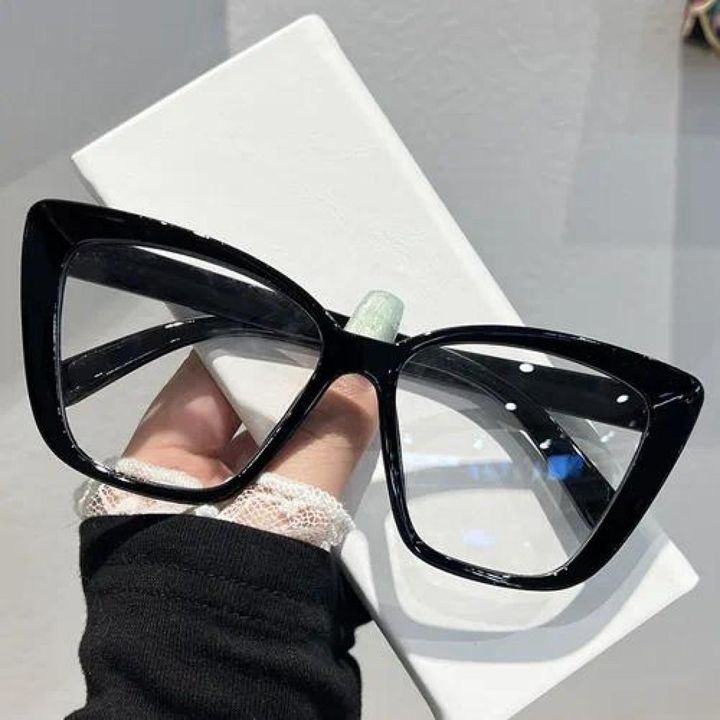 Lunettes à verres transparents monture noire Eléa