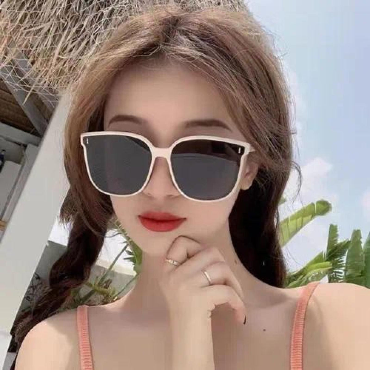 Lunettes de soleil Cat Eye Pearl - Santa Mode
