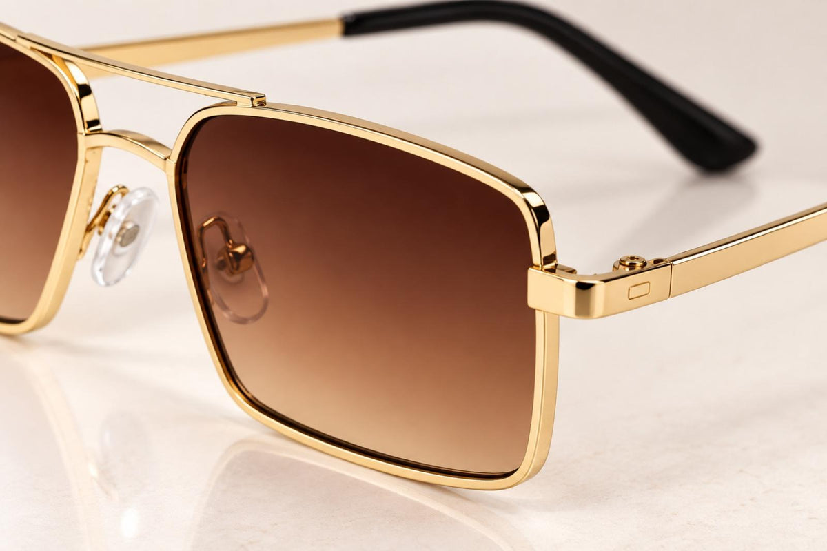 Lunettes de soleil Charly doré - Santa Mode - vue 4