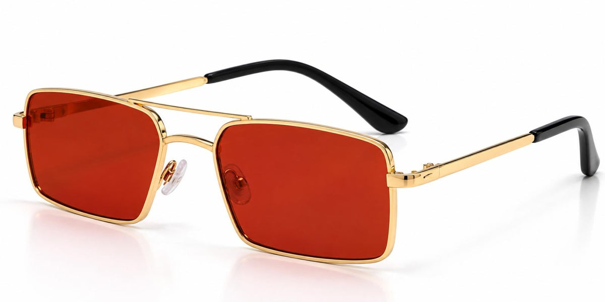 Lunettes de soleil Charly rouge - Santa Mode - vue 3