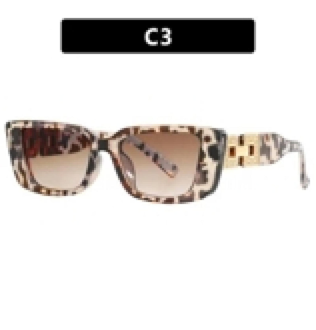 Lunettes de soleil Golden Signature léopard - Santa Mode - vue 2