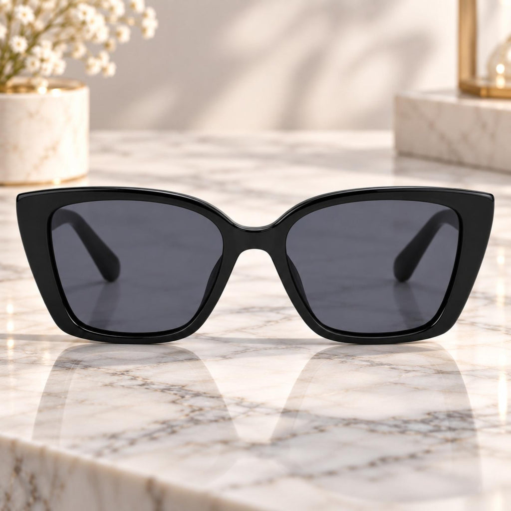 Lunettes de soleil Iconic noires - Santa Mode - vue 4